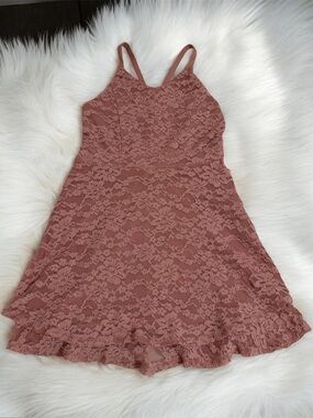 Girls Nickie Lew pink flower dress size 10